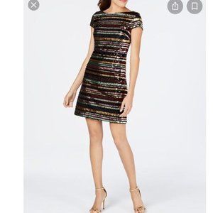 Vince Camuto  Striped Dress 4 $148